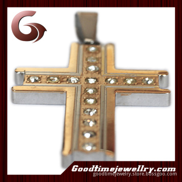 CZ Stone Cross Pendants